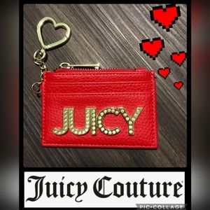 Juicy Couture Keychain Wallet Cardholder/Coin Purse New